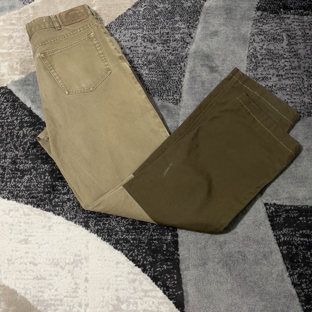 Cabelas Brush Guard Pants Men‎ 33x32 Brown Canvas Nylon Hunting Fishing Workwear - Picture 16 of 16